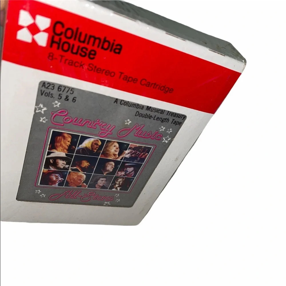 Columbia House Country music all stars vintage 8 track tape sealed